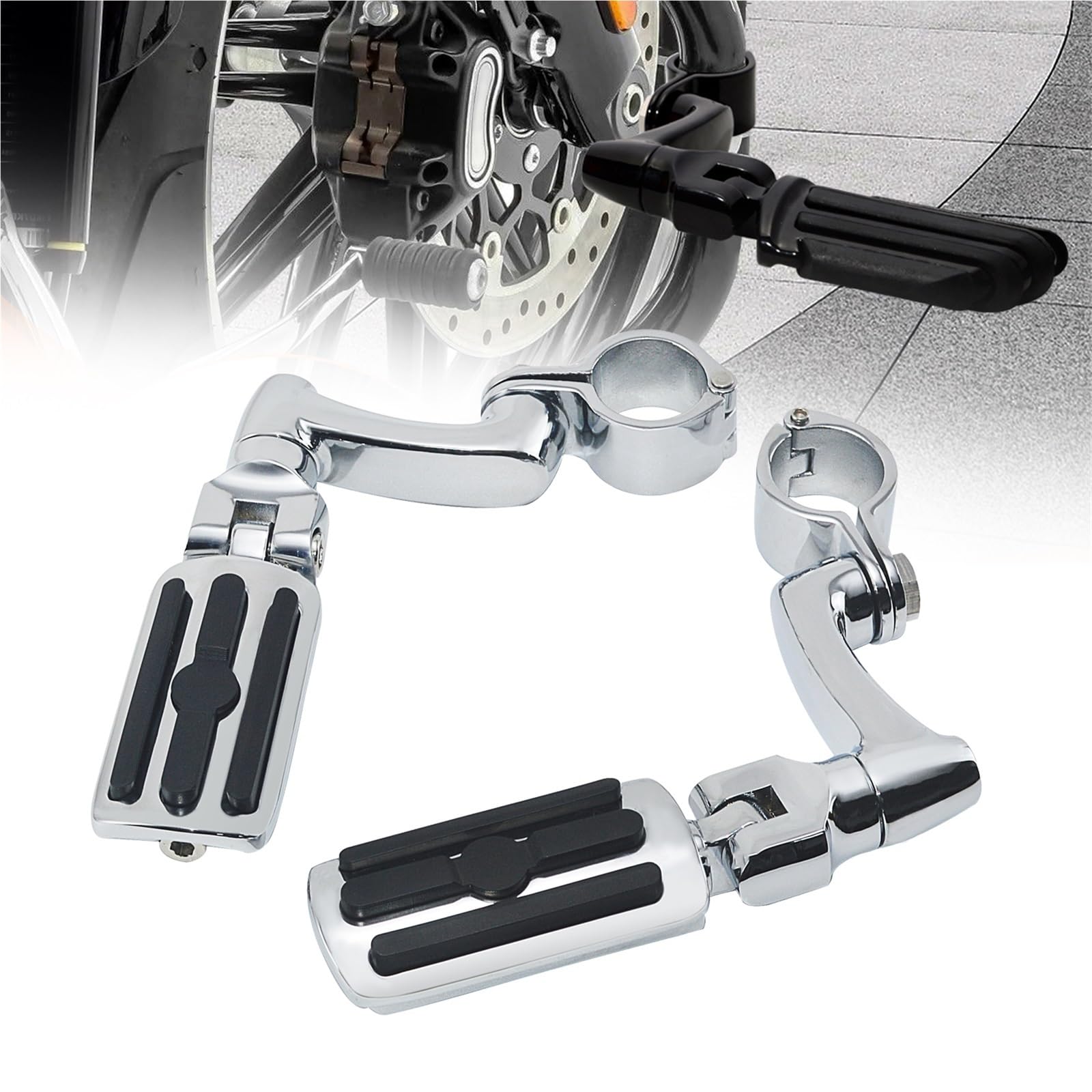 Repose-pieds pour autoroute de moto 25-35 mm pour rouler confortablement en Yamaha