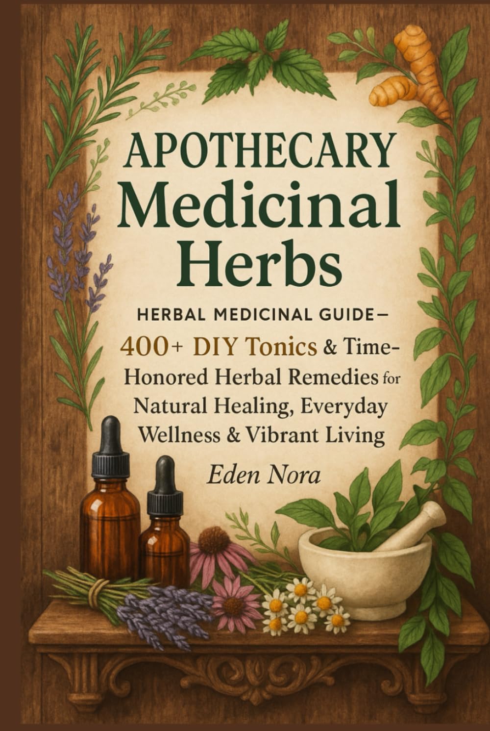 Apothecary Medicinal Herbs: Herbal Medicinal Guide— 400+ DIY Tonics & Time-Honored Herbal Remedies for Natural Healing, Everyday Wellness & Vibrant Living (Herbal Remedies & Medicinal Plants Library)