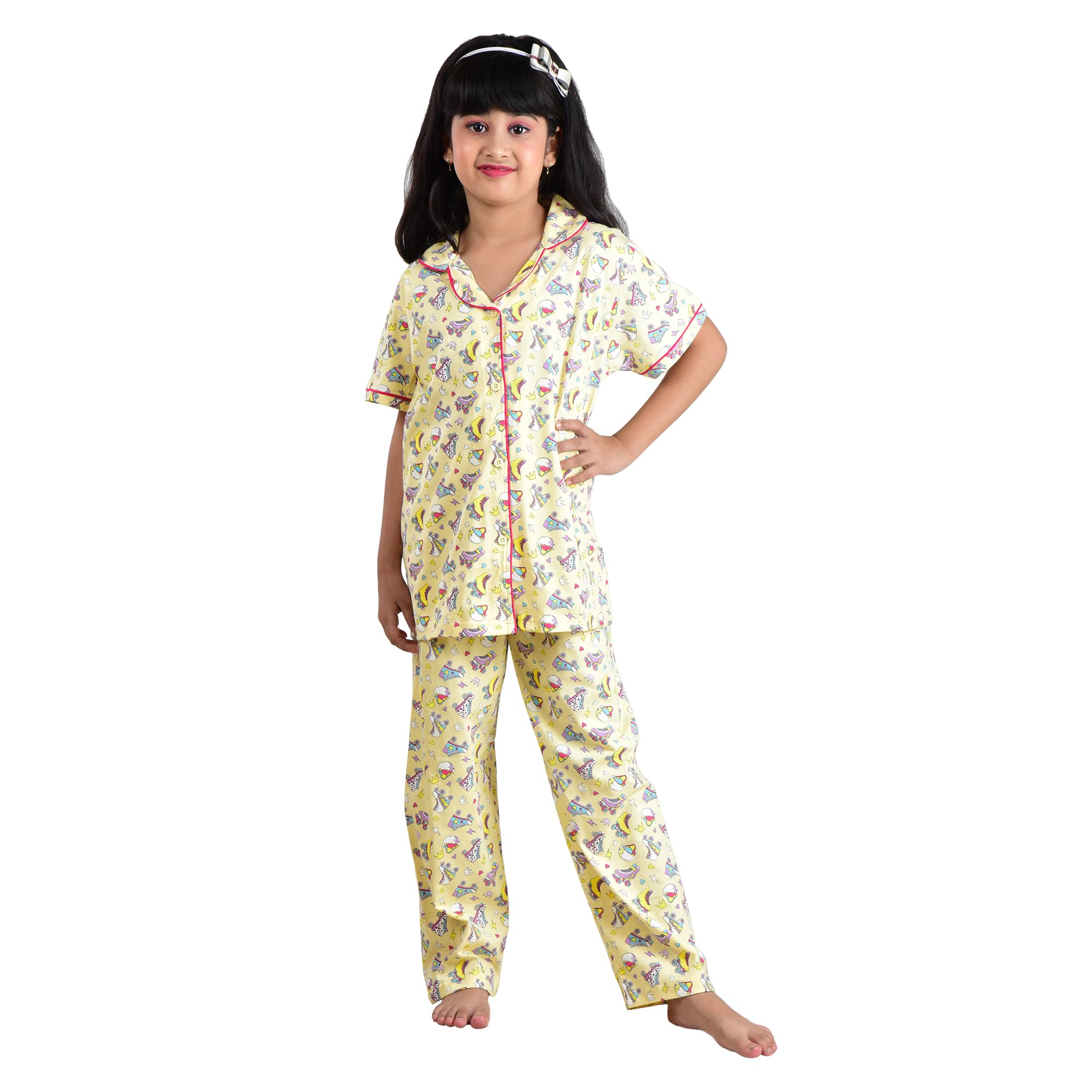 Clothe Funn Set da notte in cotone per ragazza