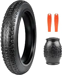 MEGHNA Pneu de bicicleta 20/26 x 3,0 Mountain Bike pneu de substituição dobrável para bicicleta elétrica Snow Beach BMX MTB, 1 pacote