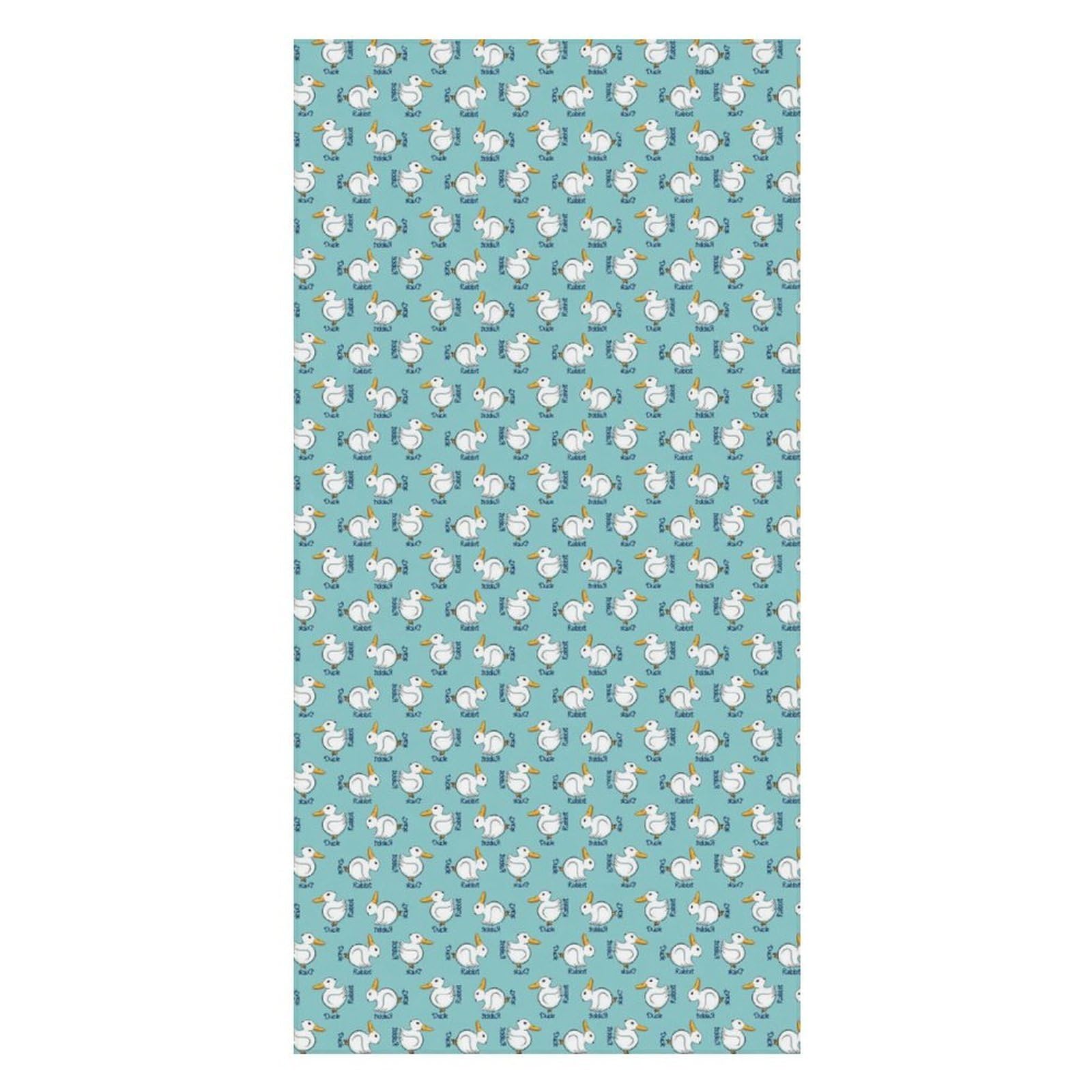 Anceky Beach Towel Soft Funny Duck Or Rabbit Bath Towels Quick Dry Bath Towel for Beach Pool Yoga Swim Shower 31 X 63 in