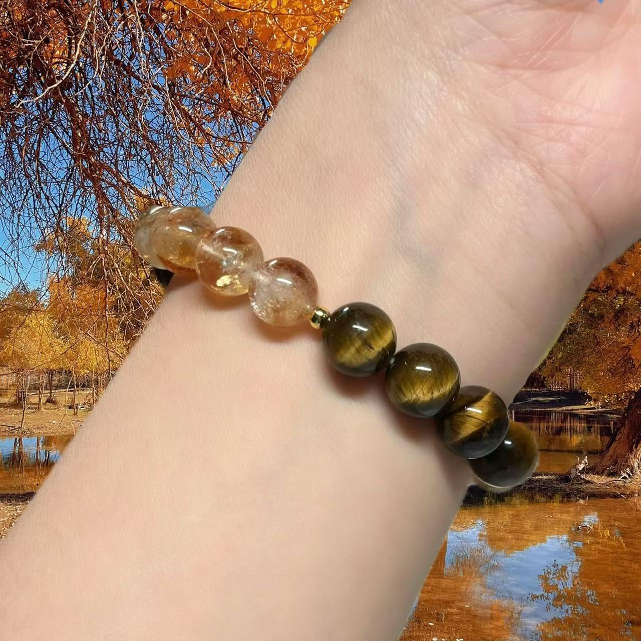 Beaded Bracelets for Women, Healing Crystal Bracelet, Natural Gemstones Anxiety Stress Relief, Energy Gifts, Handmade - Image 5