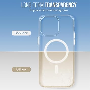 Case for iPhone 12/12 Pro from Babylon. Transparent Case with Camera Protection and Magsafe Wireless Charging