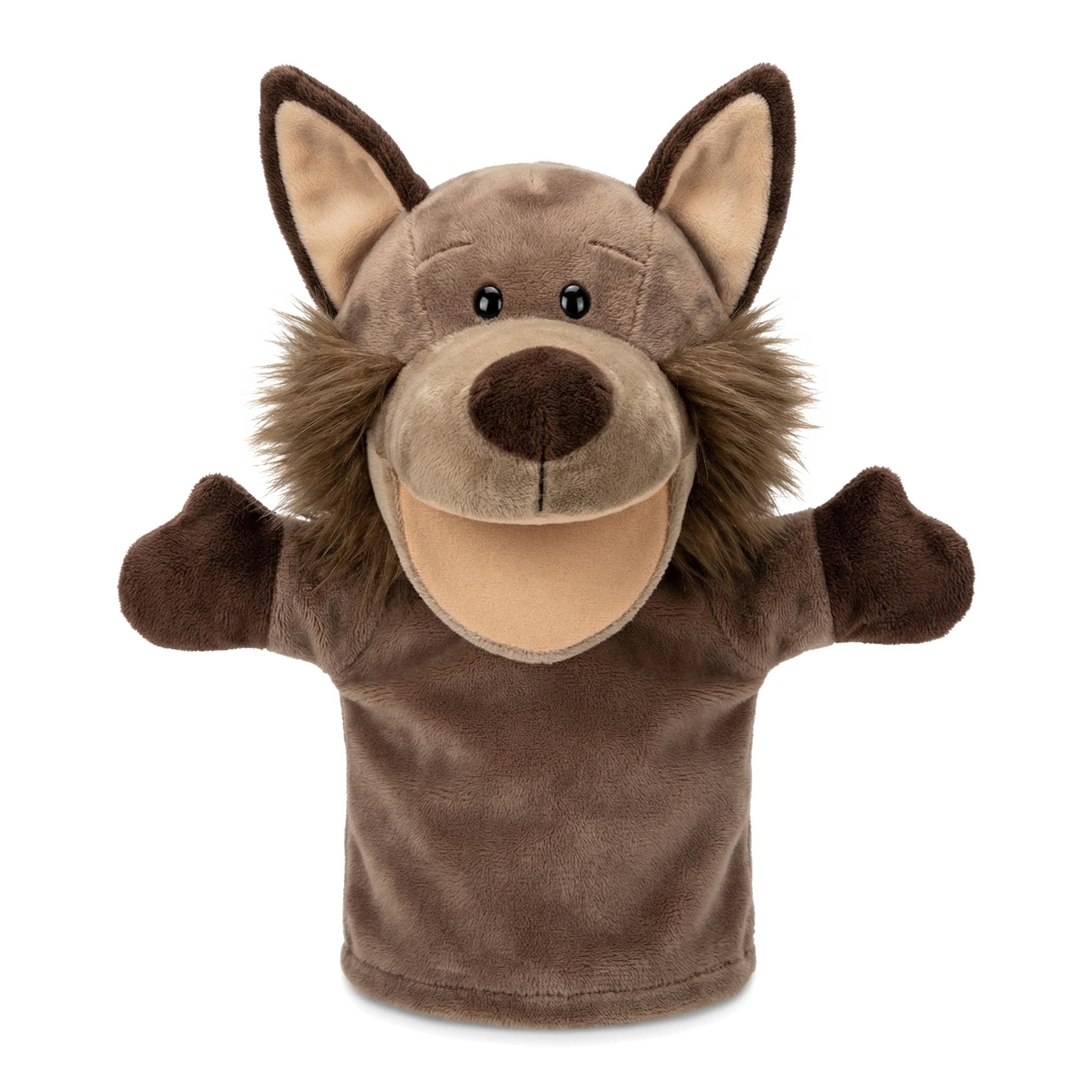 LOMTRATS Animal Hand Puppets for kids,Toddler Includes Wolf Tiger Lion Monkey So on Movable Open Mouths, Perfect for Storytelling,Teaching,Preschool,Birthday Gifts — image 1