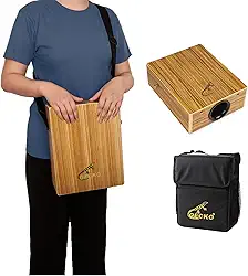 GECKO Caixa de cajon de viagem, caixa de percussão de madeira, instrumento musical, caixa de tambor básico, tambor com bolsa de transporte