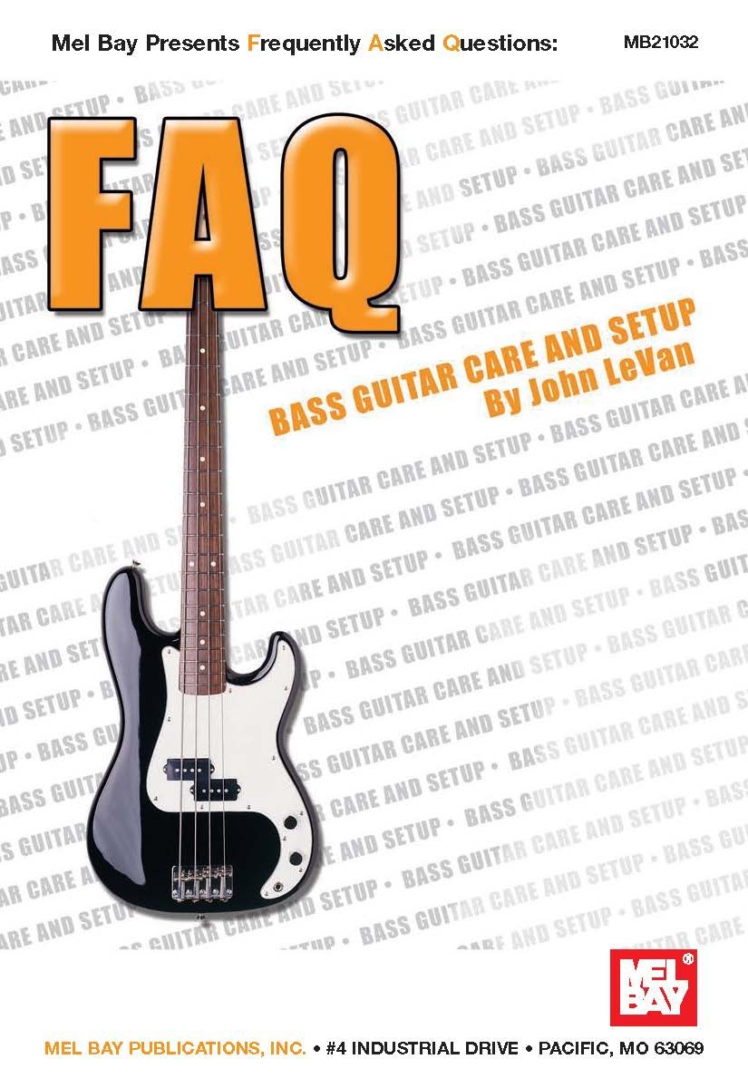 Bass Guitar Care and Setup livre de poche en anglais avec FAQ