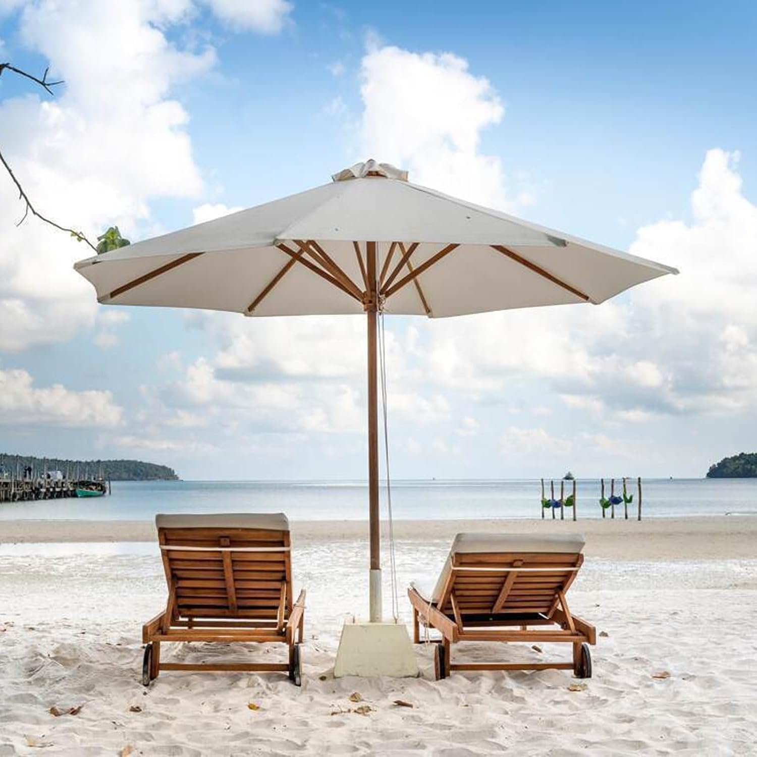 Patio Umbrella Replacement Canopy 6/8 Ribs 9ft 10ft 8ft 7.5ft 11.5ft Umbrella Replacement Fabric Waterproof Outdoor Parasol Canopy for Balcony Deck Backyard Pool