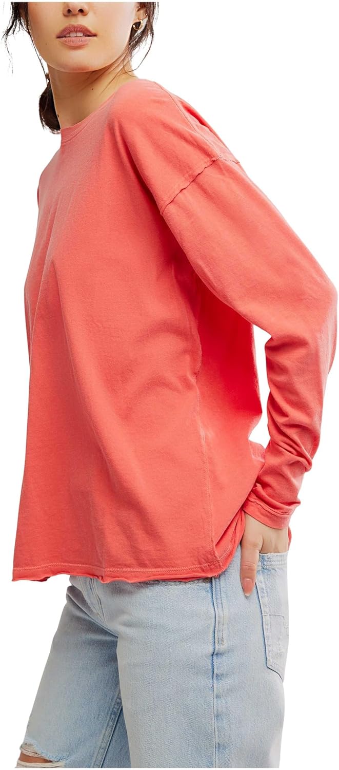 Free People Womens Nina Tee Long Sleeve - Image 2