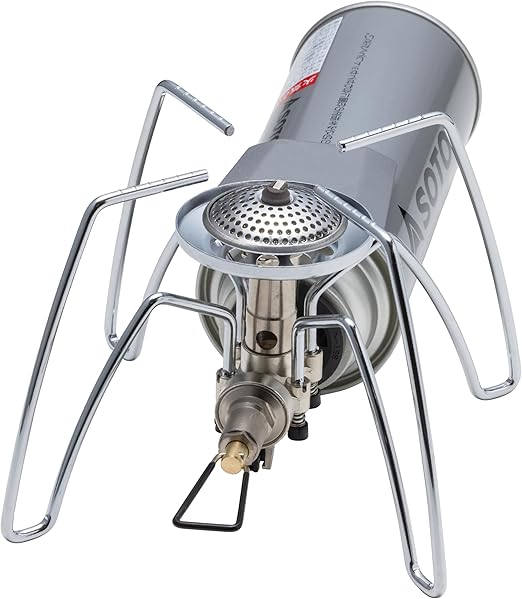 SOTO Regulator Camping Stove, Single Burner Butane Stove, Portable Backpacking Stove