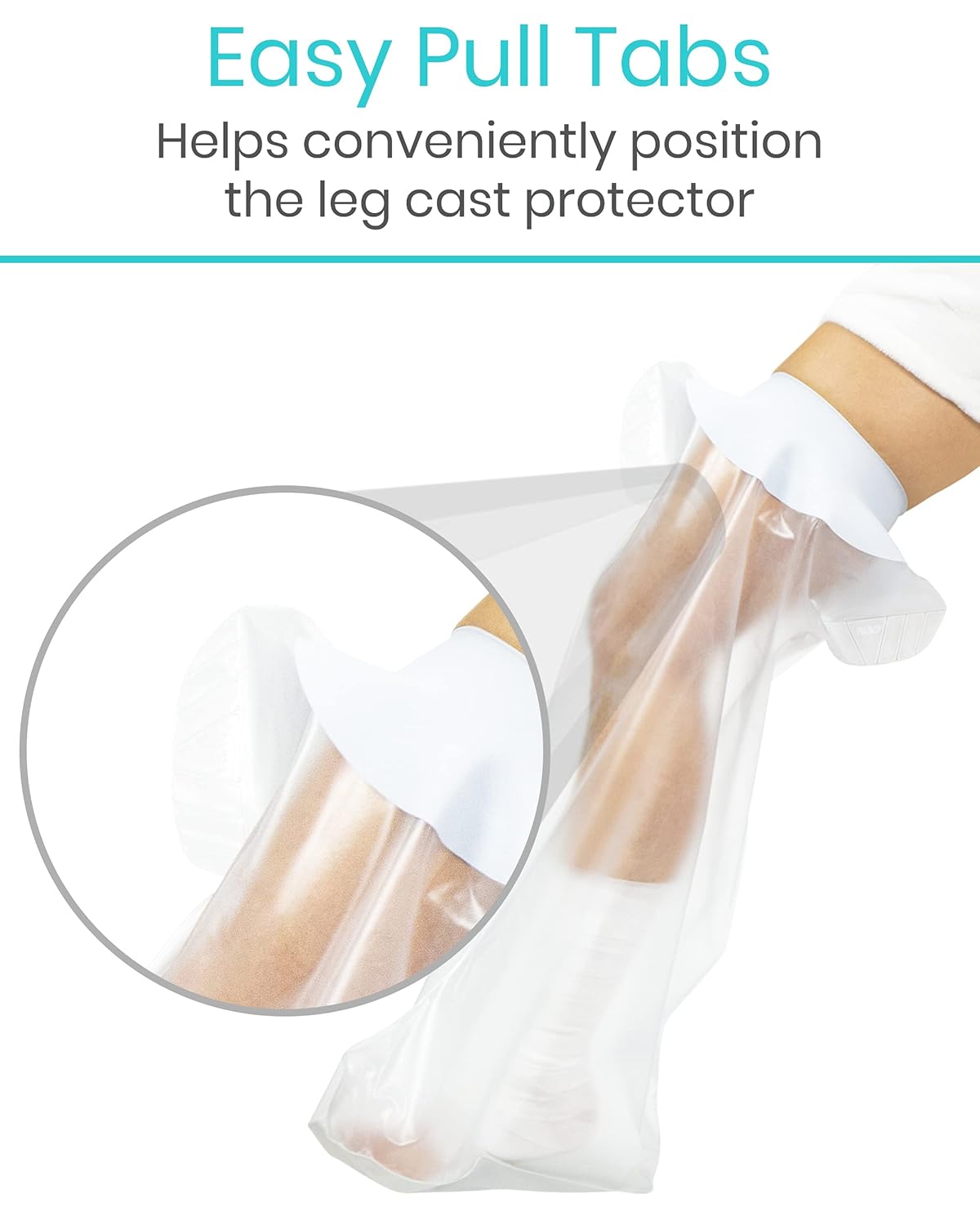 Best Seller Vive Leg Cast Cover - Waterproof Cast Bag Bandage Protector for Shower, Broken Foot, Ankle, Knee, Toe - Watertight Adult Plastic Protection Dry Bag - Half Leg Water Tight, Resistant, Submersible Seal Super Cheap 🛒 Vive Leg Cast Cover - Waterproof Cast Bag Bandage Protector for Shower, Broken Foot, Ankle, Knee, Toe - Watertight Adult Plastic Protection Dry Bag - Half Leg Water Tight, Resistant, Submersible Seal