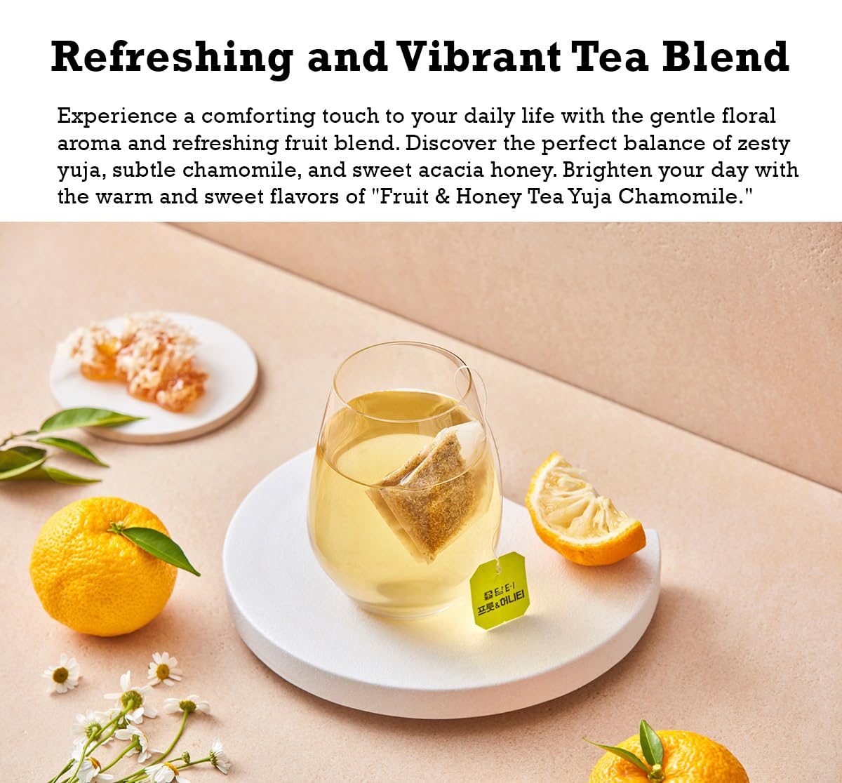 Amazon.com : Damtuh Yuzu Honey Chamomile Tea – Citrusy & Floral