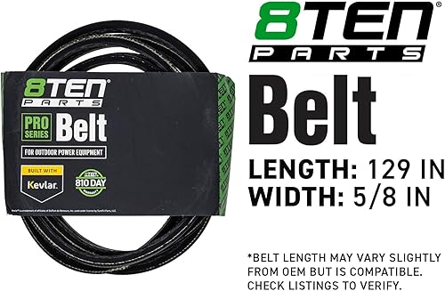 Miniatura 8 de 8TEN Kit de reconstrucción de la cubierta tensora de la correa del husillo de la hoja para Exmark Lazer Z AC 52 pulgadas 103-1140 1-633366-SL