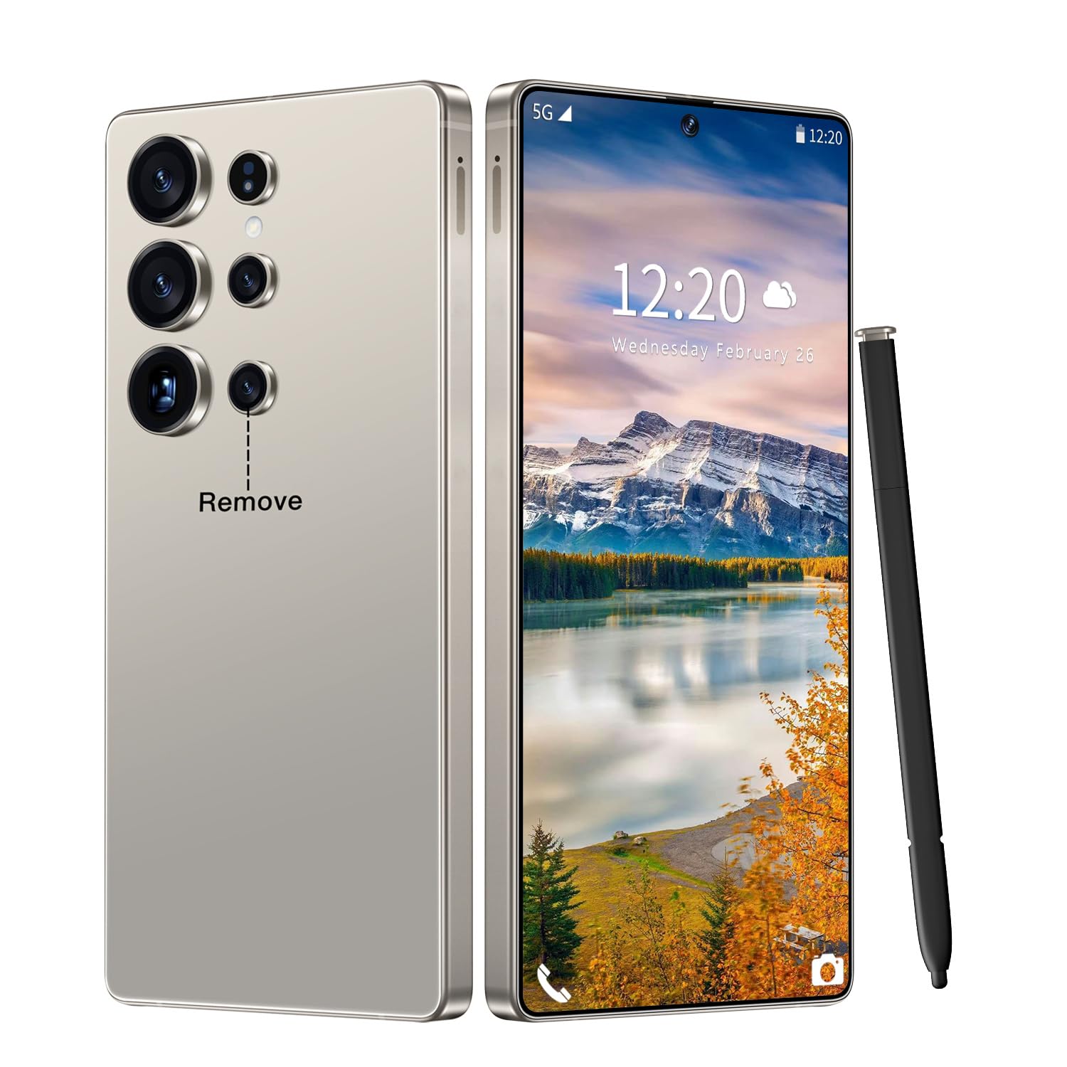 I26 Ultra Business 5G Smartphone, Dual SIM, 12GB+512GB, Snapdragon 8 Gen 4, 6.99" Screen, 7000mAh, Android 15, Stylus Pen & Face Unlock (Dark Blue) — view 8