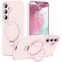 SKYLMW Case for Samsung Galaxy S24 with Stand,6.2" Pink