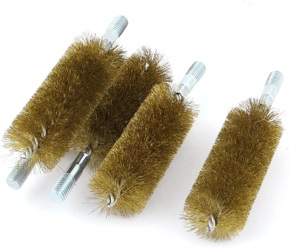 15cm Length Punches 40mm Diameter Stainless Steel Wire Tube Cleaning Brush Pin Punches 5 Pcs