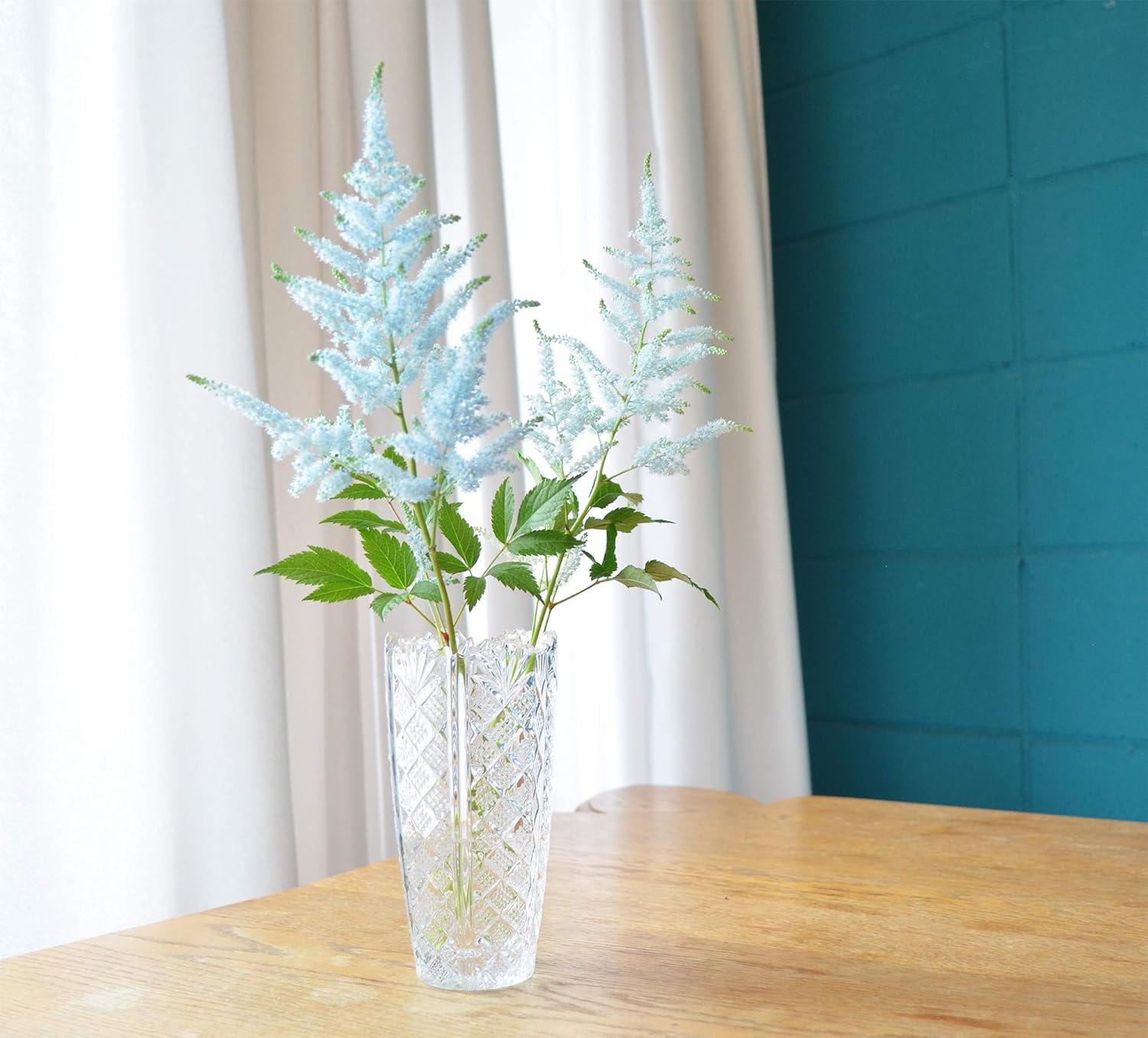 Toyo Sasaki Glass Flower Base, Approx. φ3.1 x 6.3 inches (8 x 16 cm), Table Garden, Flower Vase, Made in Japan, Dishwasher Safe, FV2, Clear