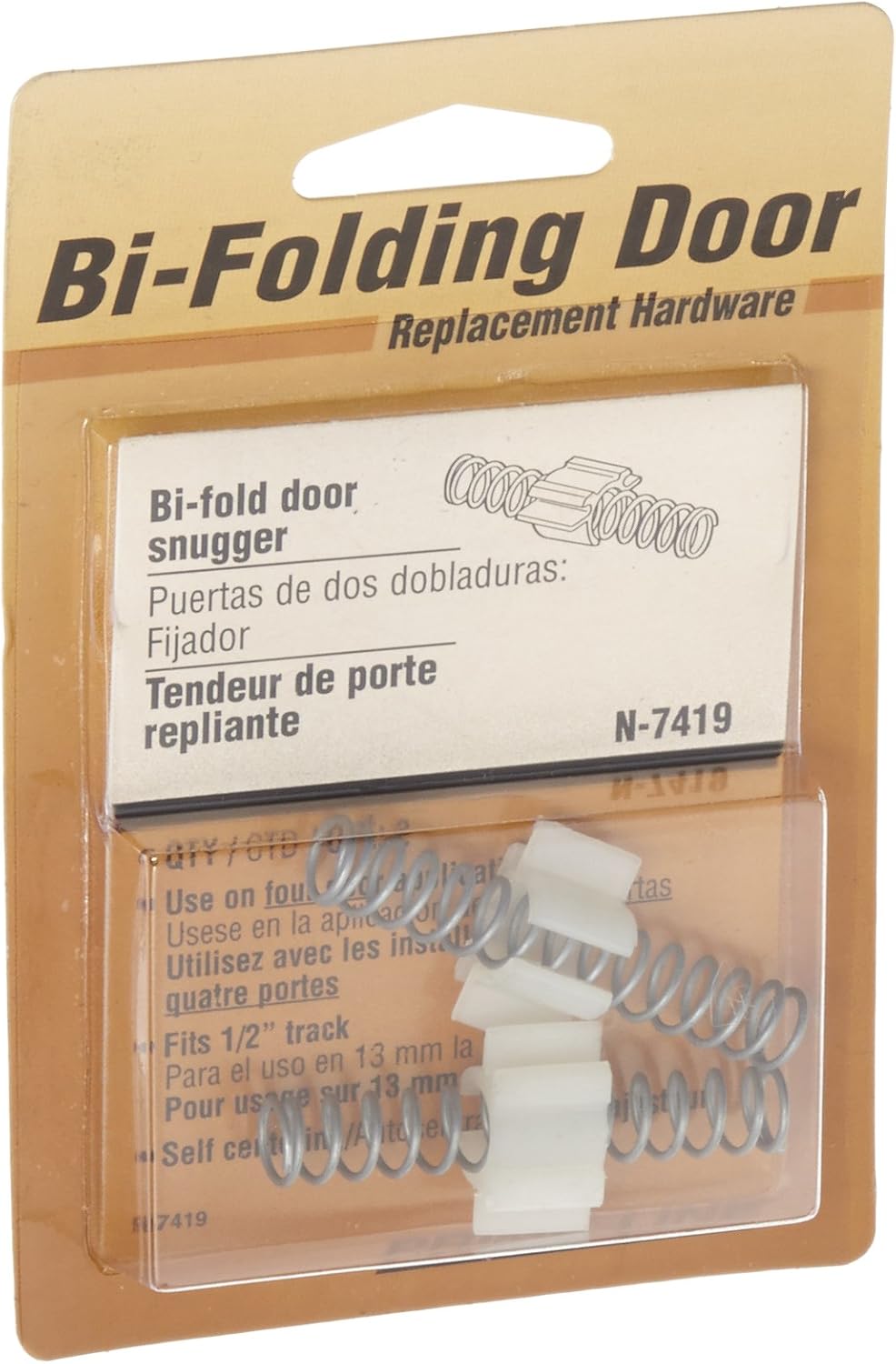 PrimeLine Products N 7419 BiFold 4Door Snugger,(Pack of 2) Bi Fold