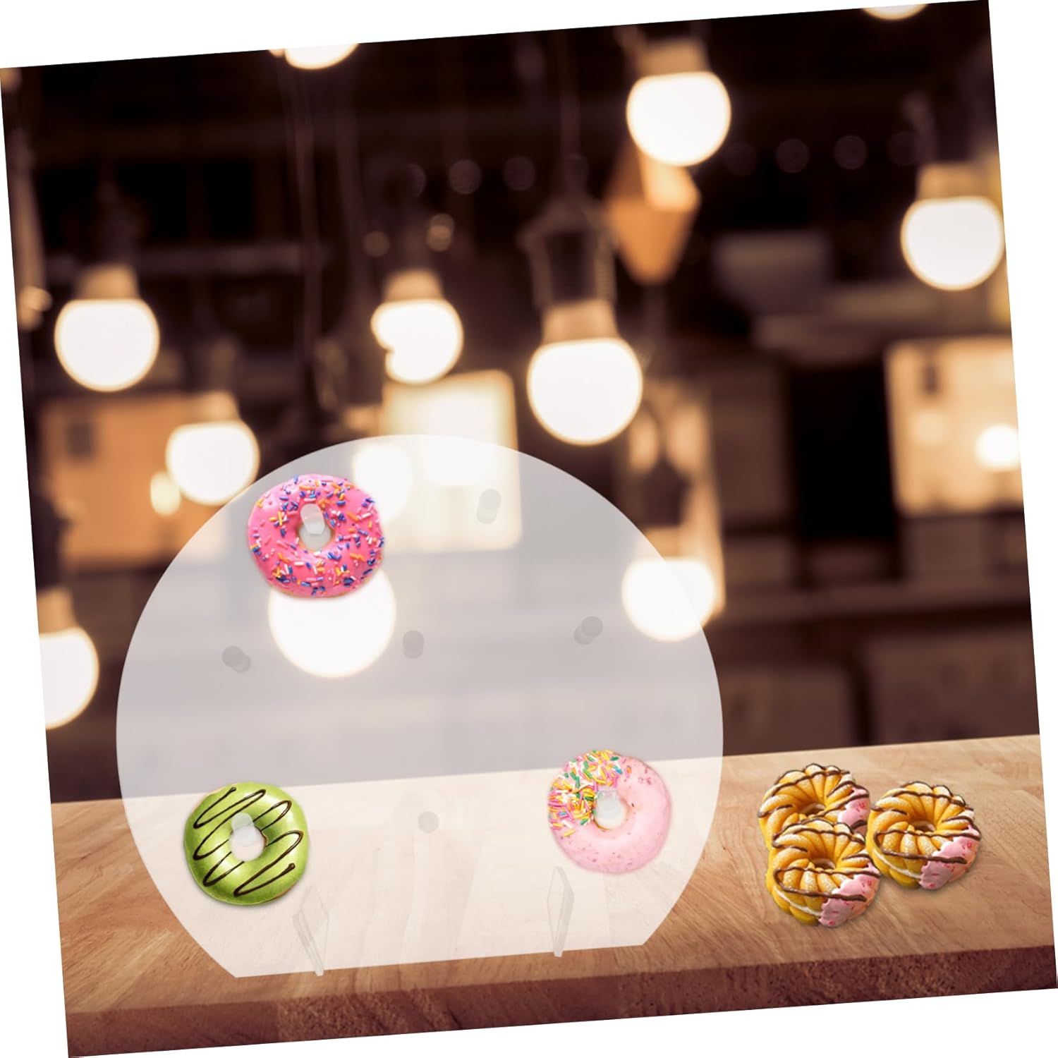 8hole Donut Display Stand Acrylic Doughnut Holder for Weddings Birthdays Parties Transparent Centerpiece for Dessert Table Easy to Clean for Donut