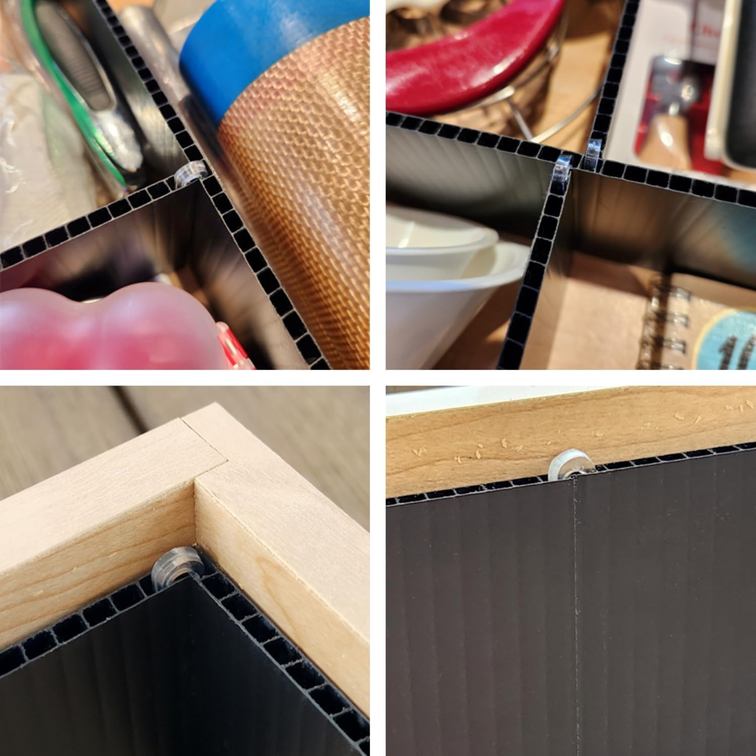 DRAWER DADDY The world’s most customizable grid drawer dividers for the kitchen, bathroom, desk, and more. DIY dividers can be cut to fit small, shallow spaces or adjustable for very large drawers.