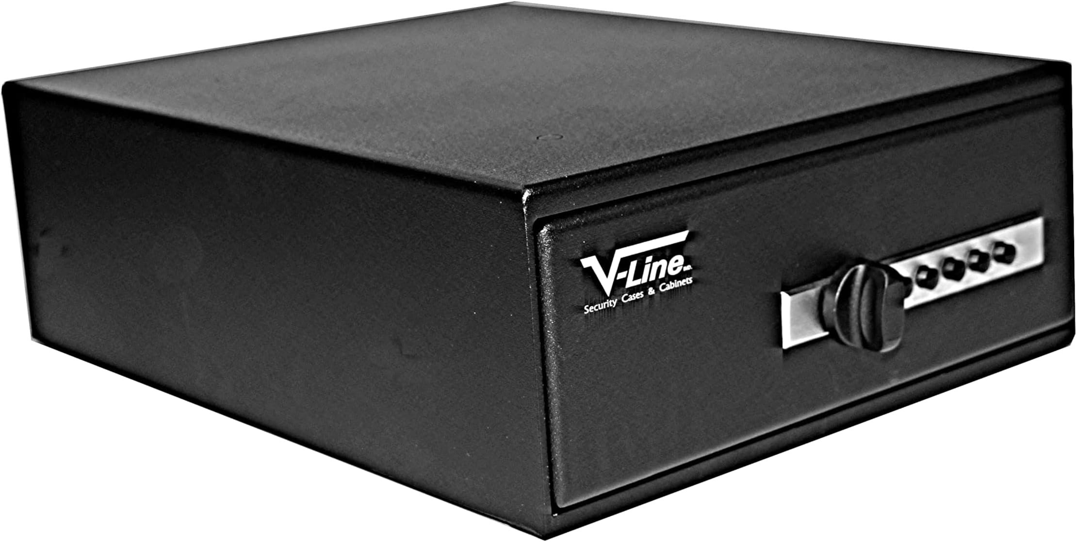V-Line Slide-Away Security Safe, Semi-Flat Black