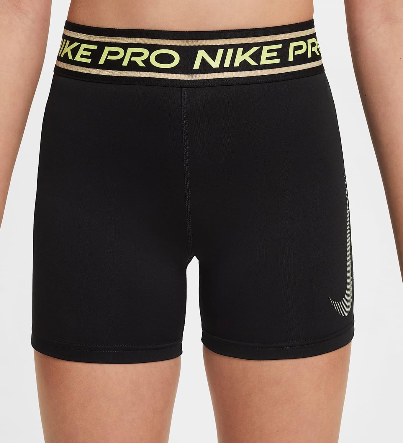 Nike Pro Girls 3" Training Shorts Black