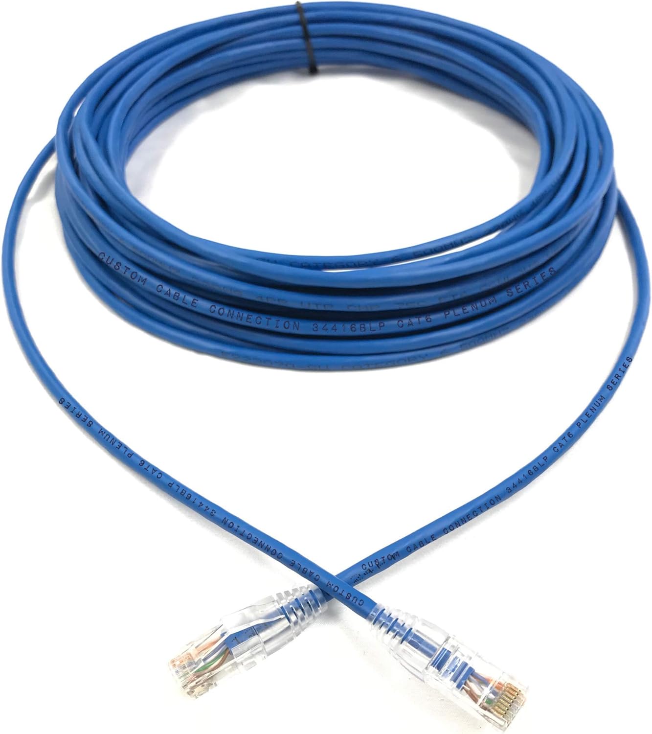200 Foot White Cat6 UTP Plenum CMP Rated Ethernet Patch Cable