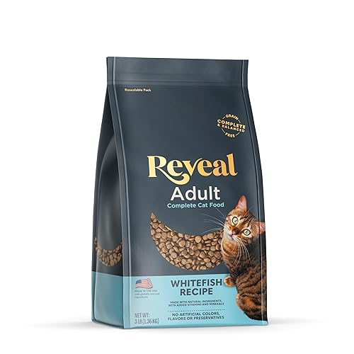 Reveal Natural Adult Dry Cat Food, High Protein, Grain Free