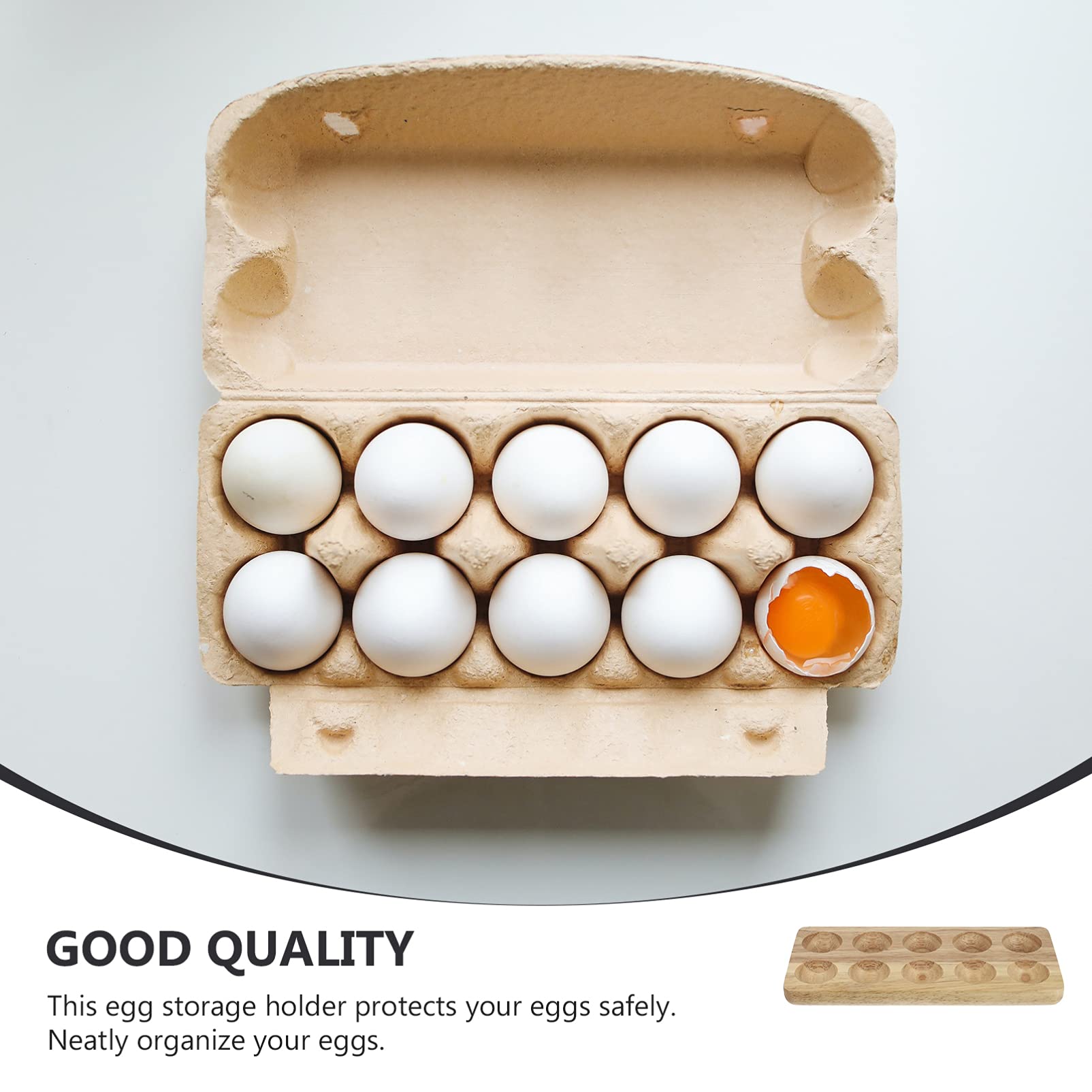 Holz Eierhalter Für 12 Eier - Natur Holz Eierablage