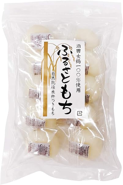 Amazon もち 山形県産 酒田女鶴餅 丸餅 ３4０ｇ １０個入 ３袋 酒田女鶴餅 餅 通販