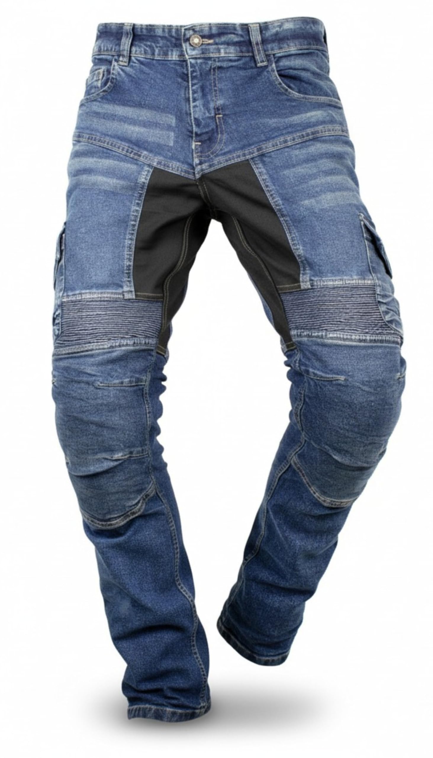 Motorrad Jeans mit Protektoren Cargo Biker Jeans