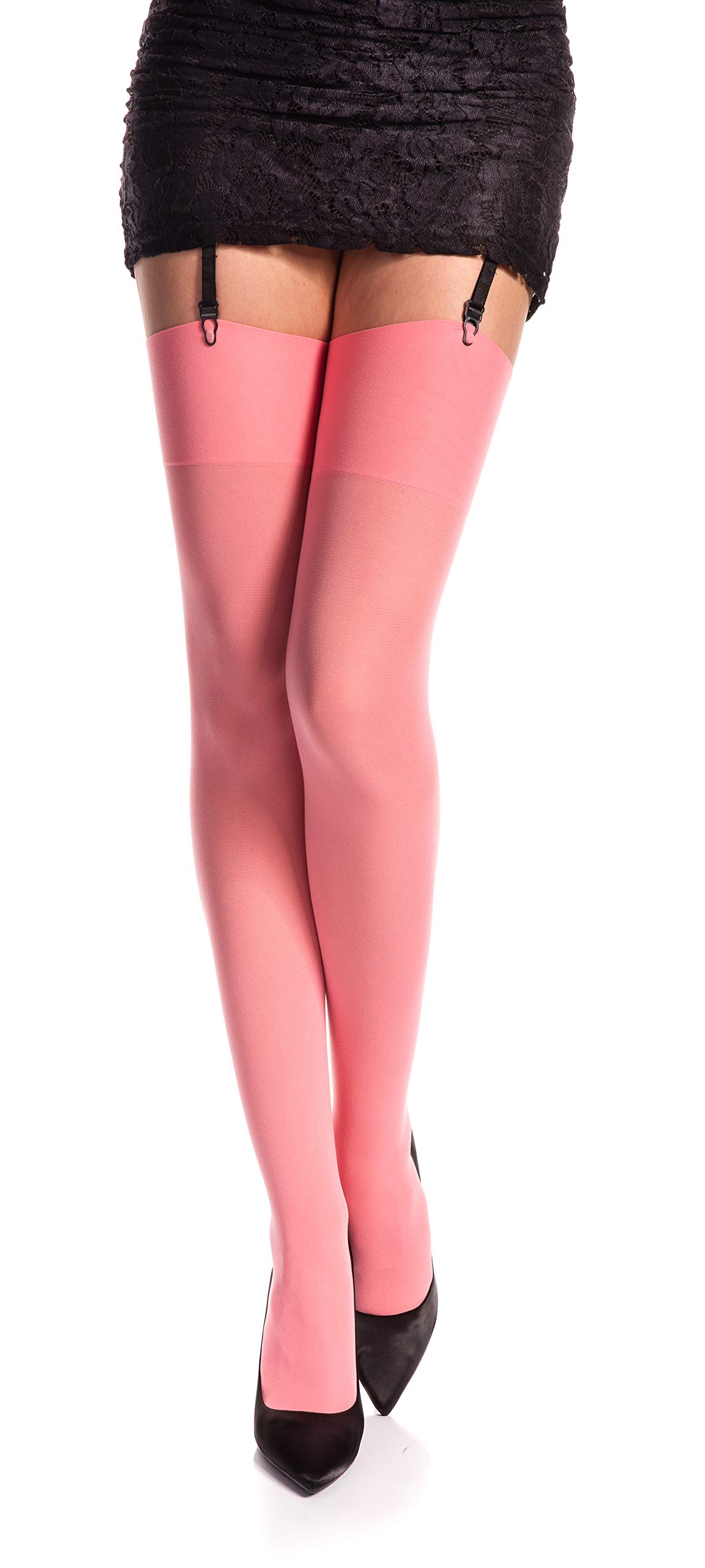 Romartex Stockings 40 Denier Opaque Plain, L, coral