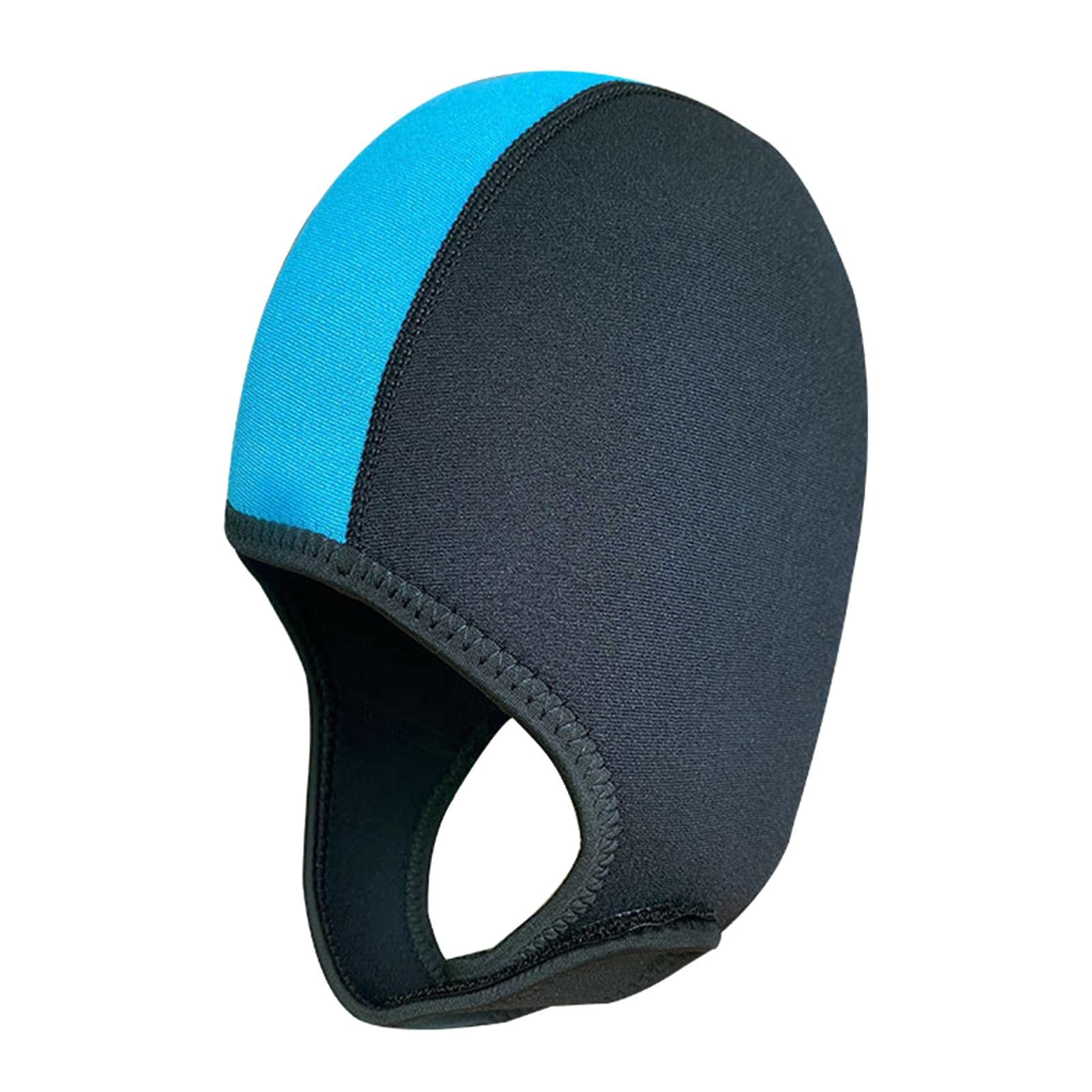 Fancyes Wetsuit Hood Ear - Swimming for Neoprene Swim Waterproof - Fits Long Hair & Short Swim - Swim, Black and Blue