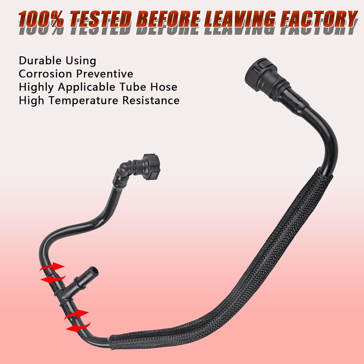 68250915AD Vapor Canister Purge Valve Hose Compatible With Jeep Dodge Vehicle 2016-2019 Grand Cherokee Durango, Purge Solenoid Valve Connector Tube