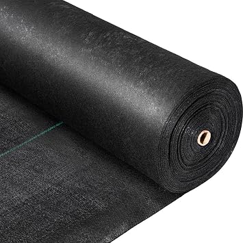 Garsum 5oz Garden Weed Barrier Landscape Fabric Durable & Heavy-Duty Weed Block Gardening Mat, Commercial Ground Cover Eco-Friendly,Easy Setup, Superior Weed Control 3x300ft
