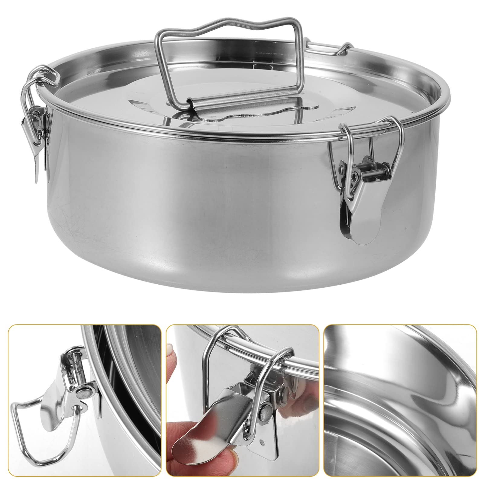 Moule à Flan en Acier Inoxydable Argenté, Accessoire de Cuisson