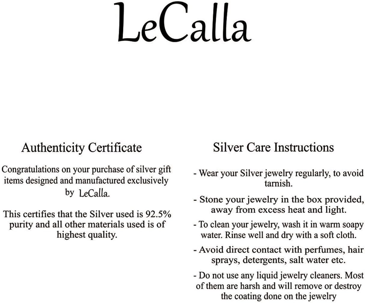 LeCalla 925 Sterling Silver Filigree Hoop Earrings | Hypoallergenic Lightweight Intricate Floral Filigree Earring Snap-Back Closure for Women - Image 3