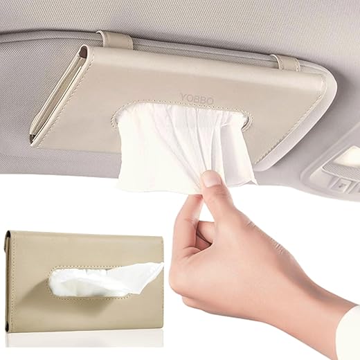 Yobbo Car Tissue Holder Beige