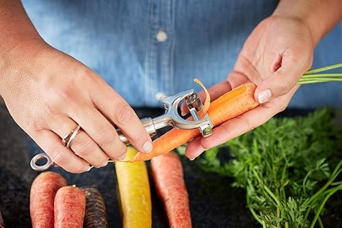 Miniatura 9 de Rosle - Pelador giratorio para zurdos de acero inoxidable 75 pulgadas