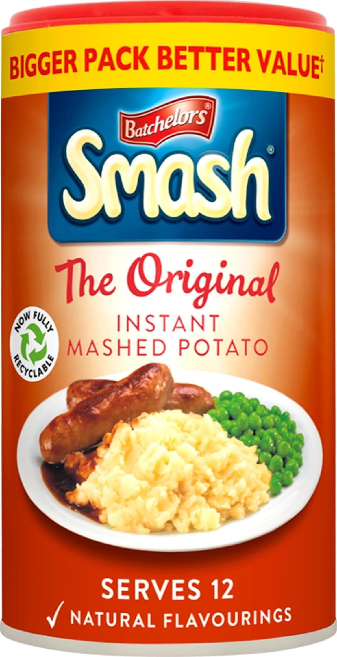 Batchelors Original Instant Mashed Potato, 360 g Tub (1-Pack)