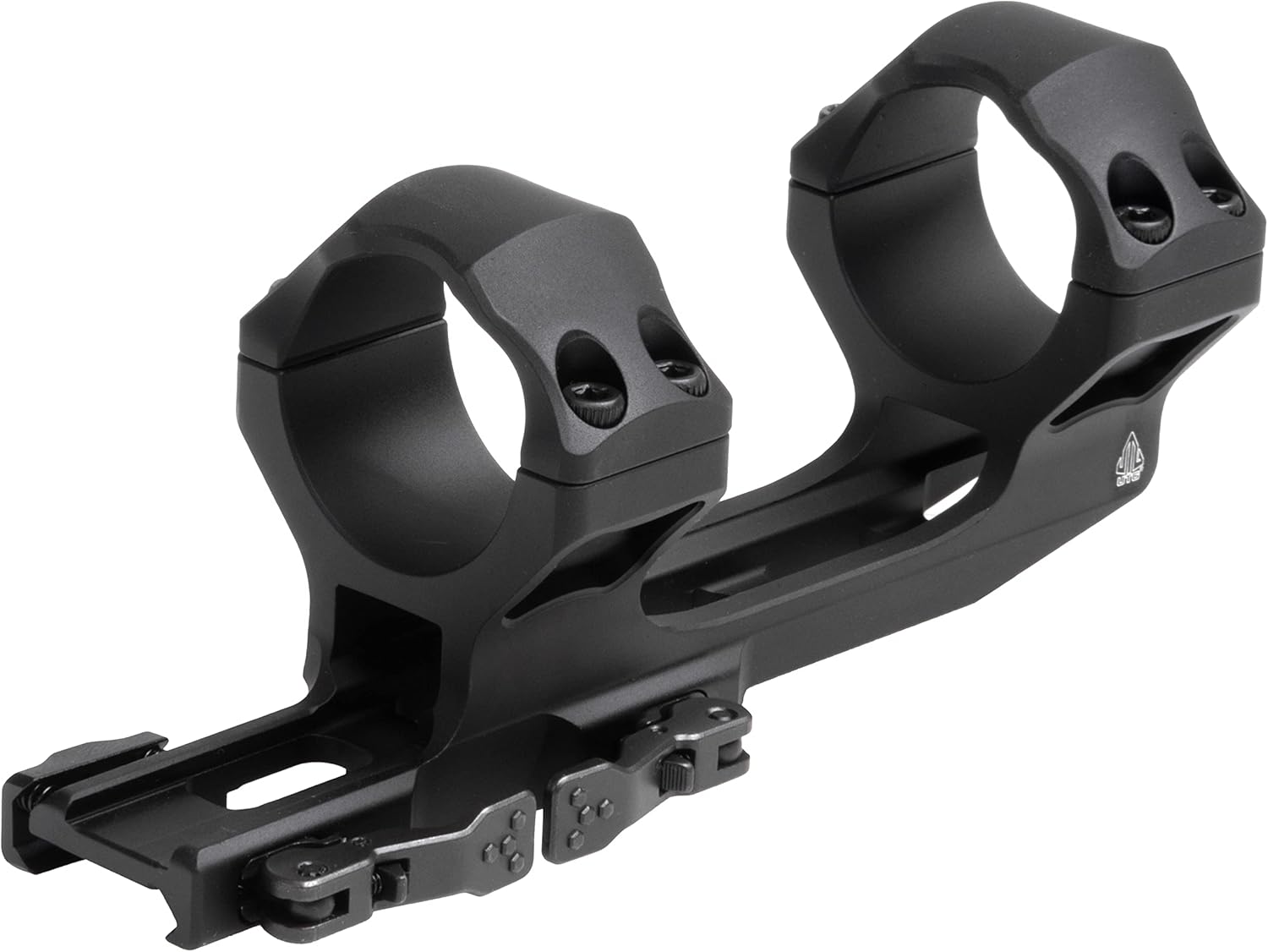 UTG ACCU-SYNC QR 34mm, X-High Pro, 70mm Offset Scope Mount, Black