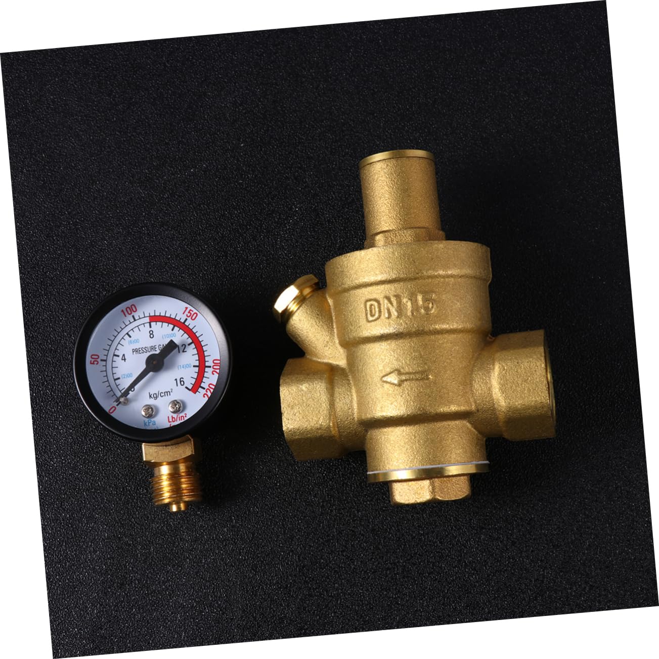 Regulador De Presión De Agua De Latón De Manómetro Para Uso Doméstico Solución Para Flujo Rápido y Protección De Filtros