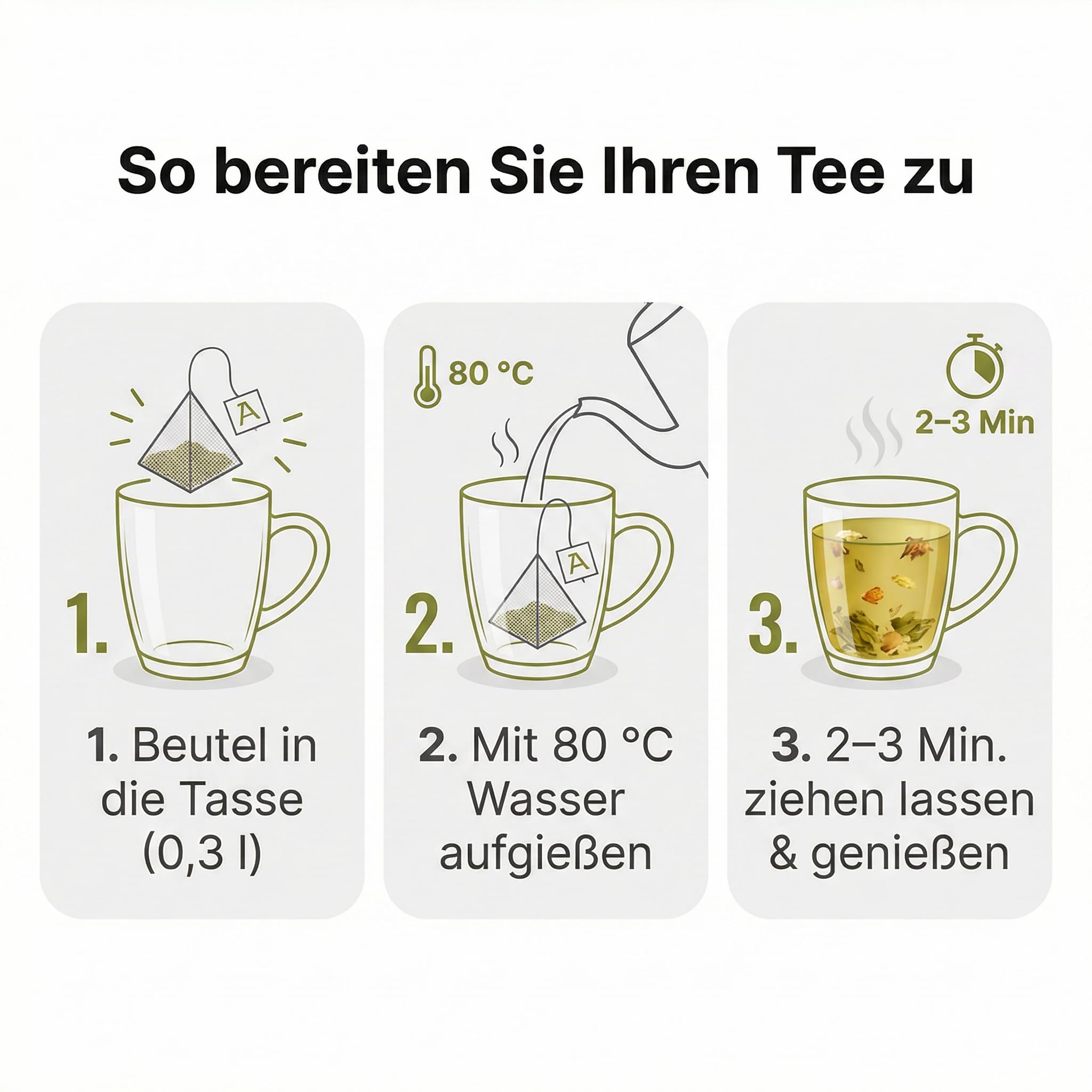 ALTHAUS Grüner Tee Grün Matinee, aromatisierter Sencha Tee mit Blüten, 15 Pyramiden-Teebeutel, einzeln verpackt, 41,25 g, Grüntee Beutel, 6 x 15 Beutel = 90 Portionen