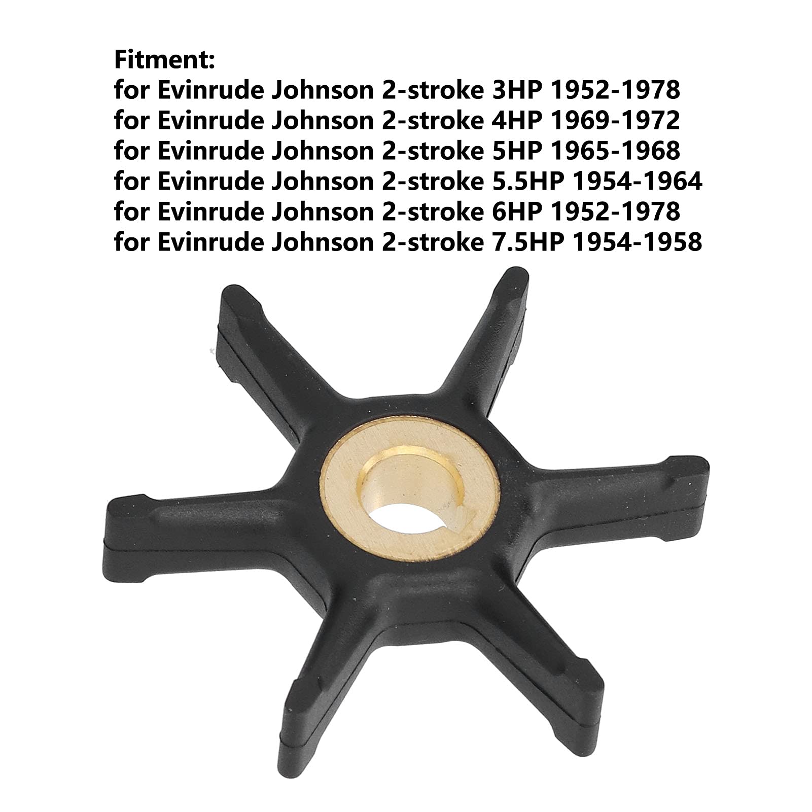 Girante 277181 in ottone per motori fuoribordo Evinrude 2 tempi 3HP 4HP 5HP 6HP 7.5HP