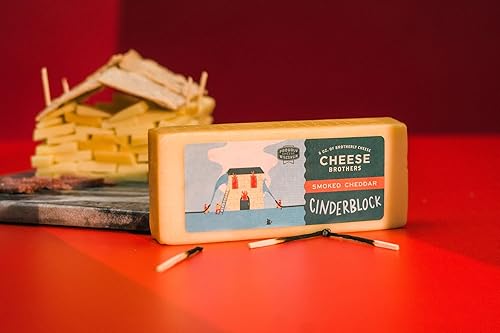 Miniatura 6 de Cheese Bros. Queso cheddar  Hecho en Wisconsin (Cheddar ahumado, 12 unidades)