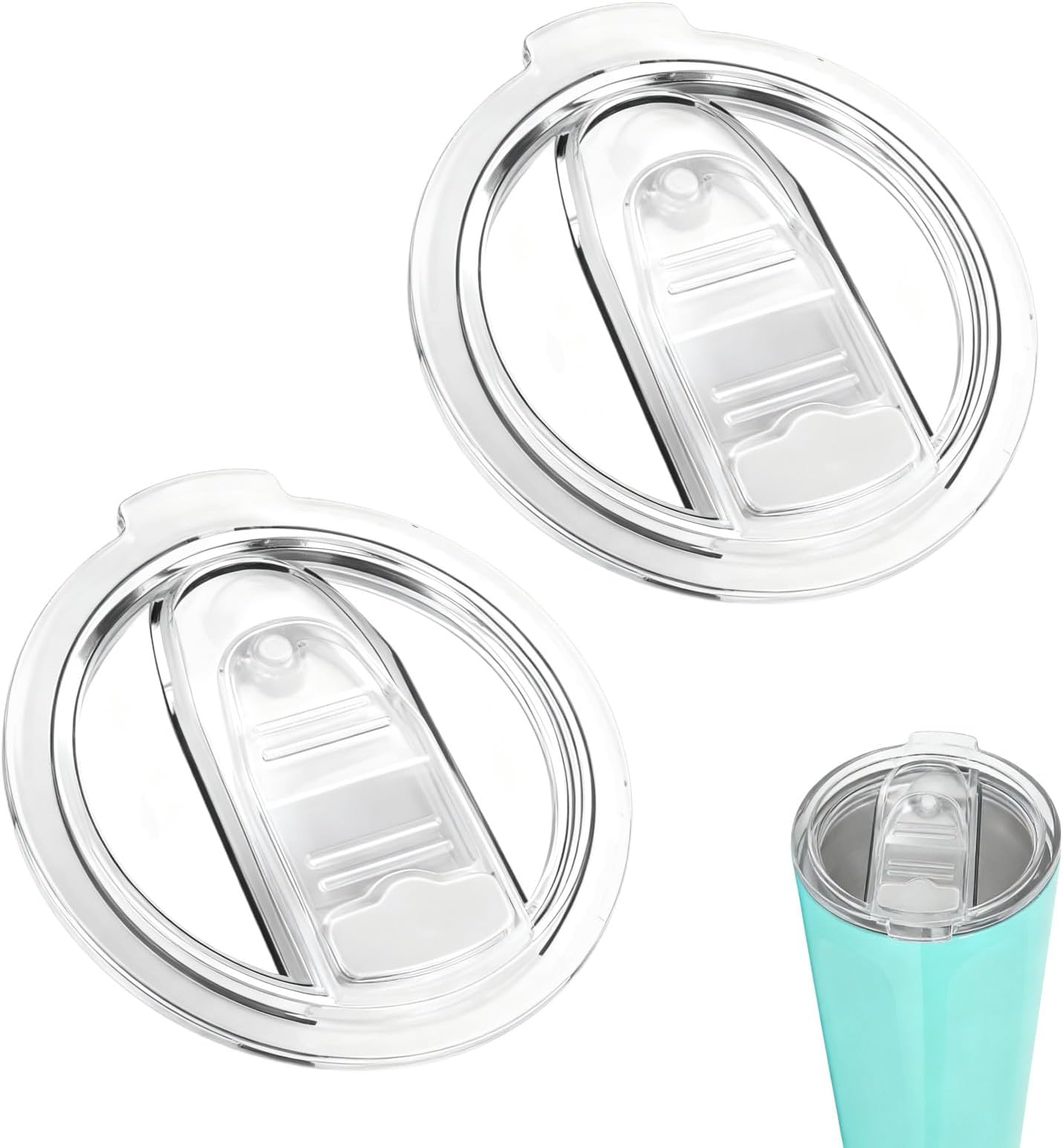Compatible with Corkcicle Replacement Lid,2Pack Spill-Proof Replacement Lid Compatible with Corkcicle 16OZ Travel Coffee Tumbler(Only Fit for 16oz).