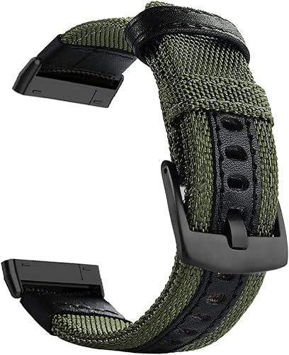 Abanen Correas de reloj militar de nailon para Fitbit Versa 4  Sense 2, conectores mejorados con tela tejida transpirable correa duradera compatible
