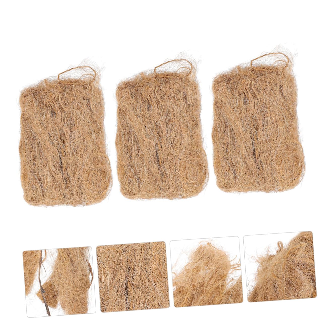 BESPORTBLE 12pièces Outils De Feu Professionnels Jute Naturel Accessoires De Camping Survie Allume-feu Pratiques pour Activités Plein Air
