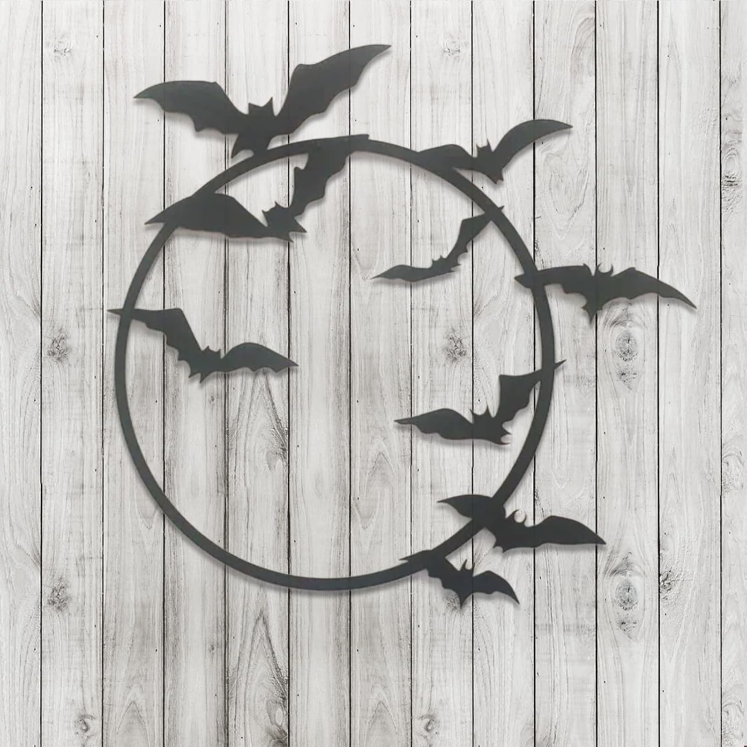 Xuanwuyi Flying Bats Metal Wall Art,Bats Metal Wall Decor