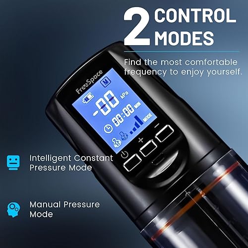 Miniatura 5 de Bombas de vacío eléctricas con pantalla LCD, 2 modos de presión, bombas de ampliación de succión de fuerza, herramientas de entrenamiento para