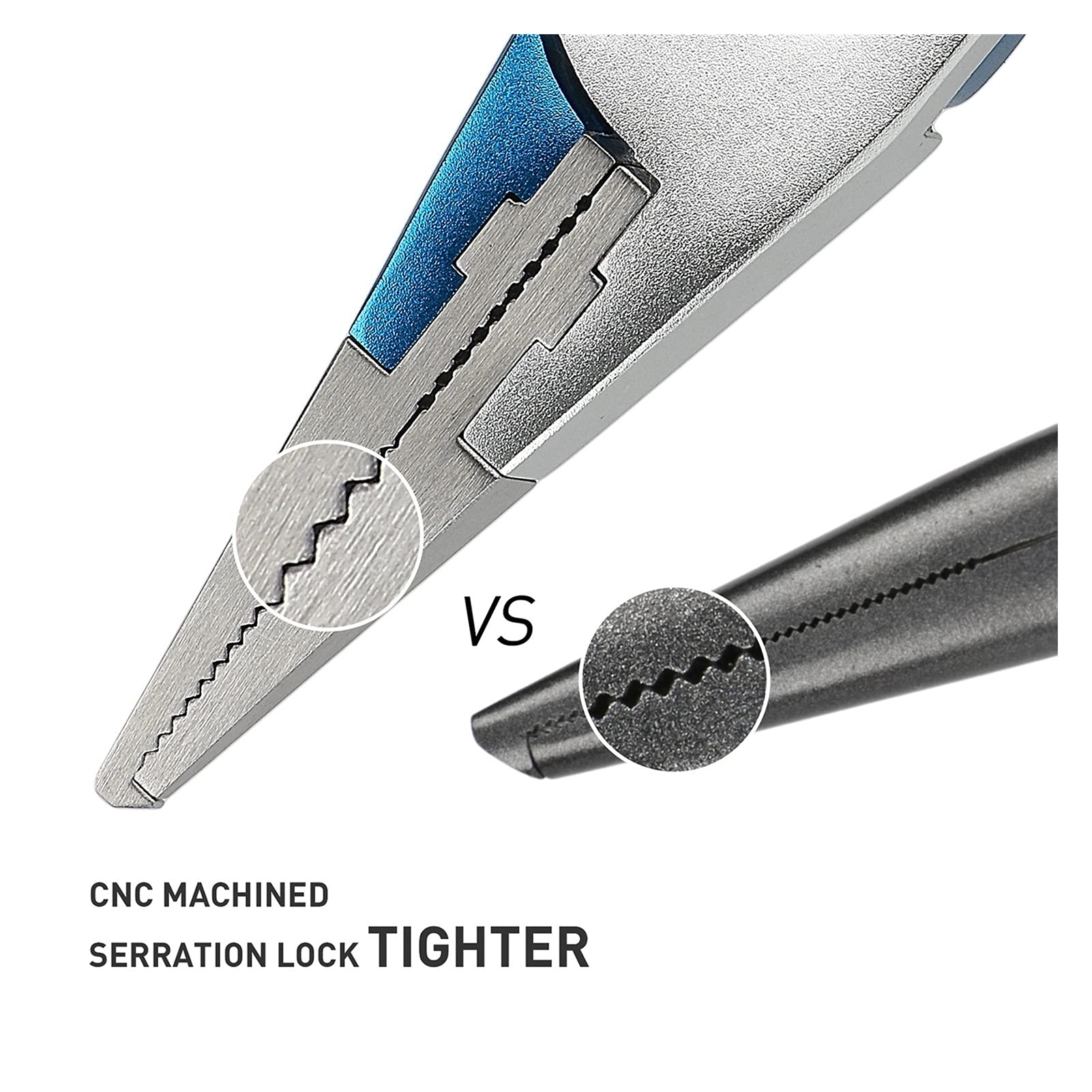 Angelzange Aluminium-Angelzzöser Edelstahlhaken Retrovers Zange Braid Line Schneiden und Splitring Angeln Werkzeuge